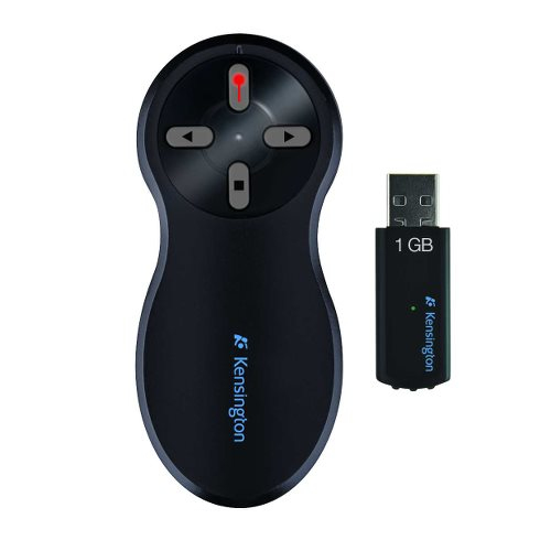 Kensington Wireless Presenter with Laser Pointer and Memory