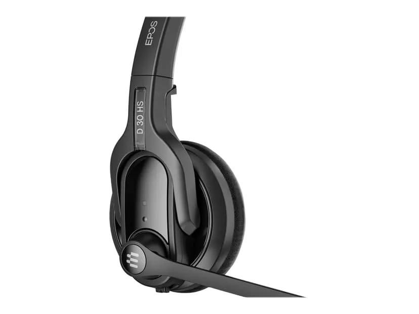 Epos Impact D30 USB -langattomat kuulokkeet mikrofonilla, musta