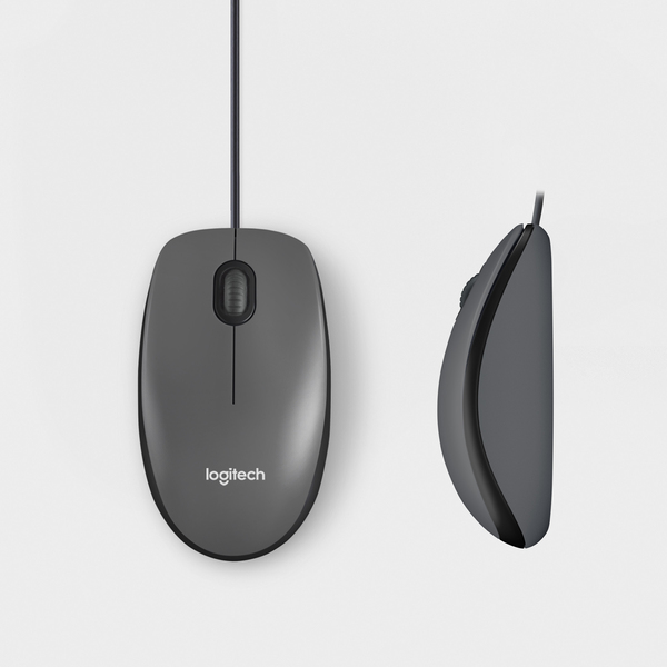 Logitech Mouse M100 - mouse, Black