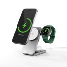 Spello ForceBase SF50b | Qi2 25W | 3in1 Wireless Charging Stand | Silver | Foldable  &  Compact Design