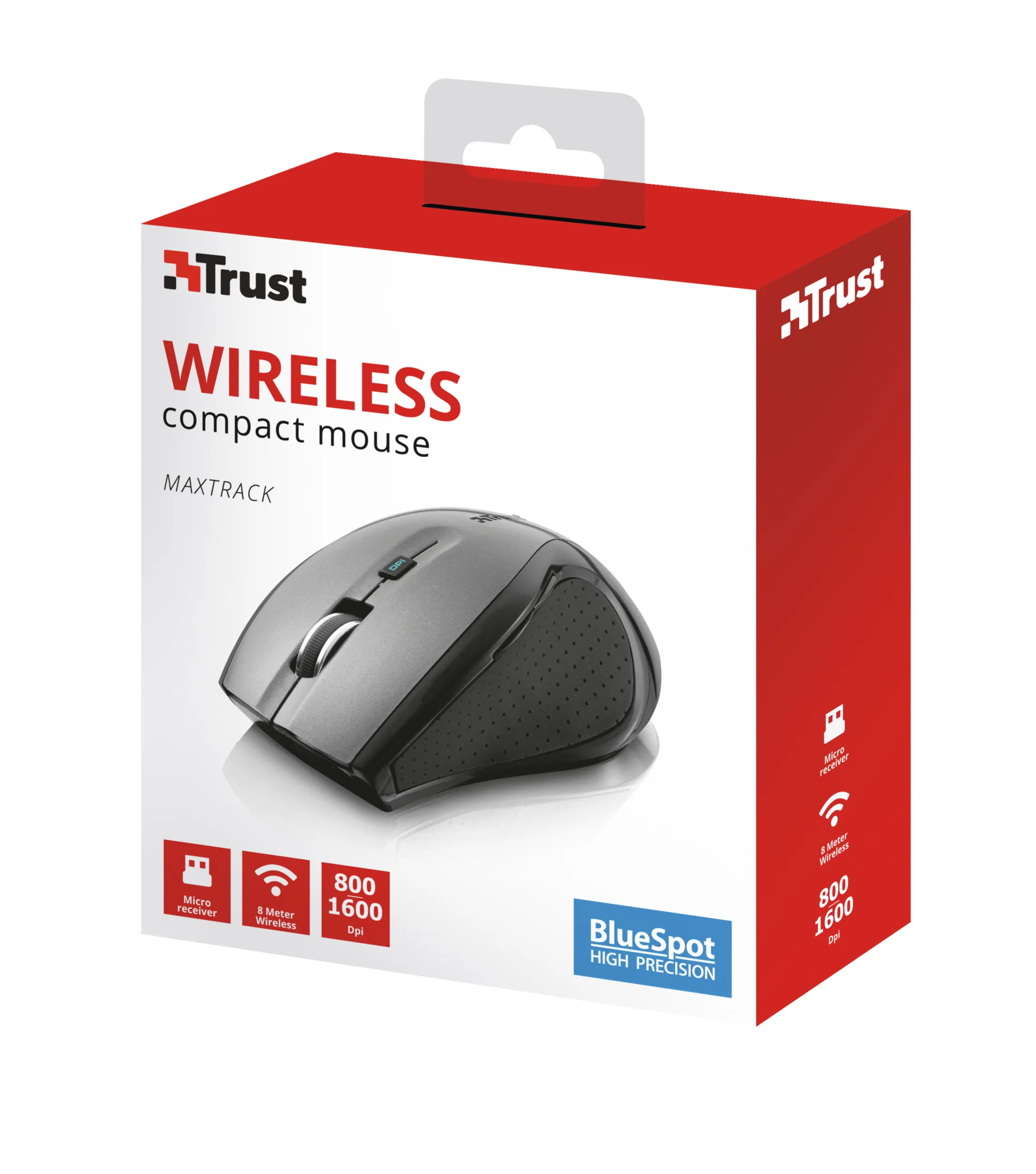 Trust MaxTrack Wireless -langaton hiiri, Hopea