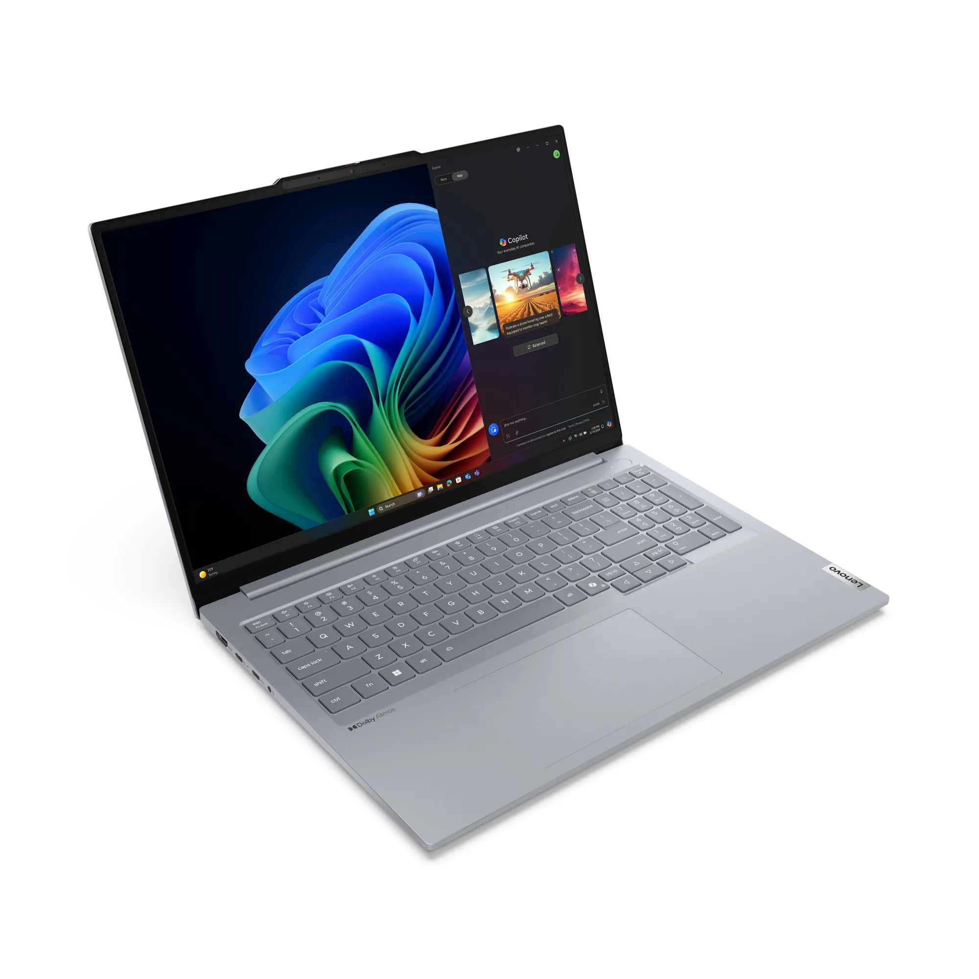 Lenovo ThinkBook 16 G7 16&quot; WUXGA, Snapdragon X1P-42-100, 32 GB RAM, 1 TB SSD, Win 11 Pro -kannettava, Harmaa