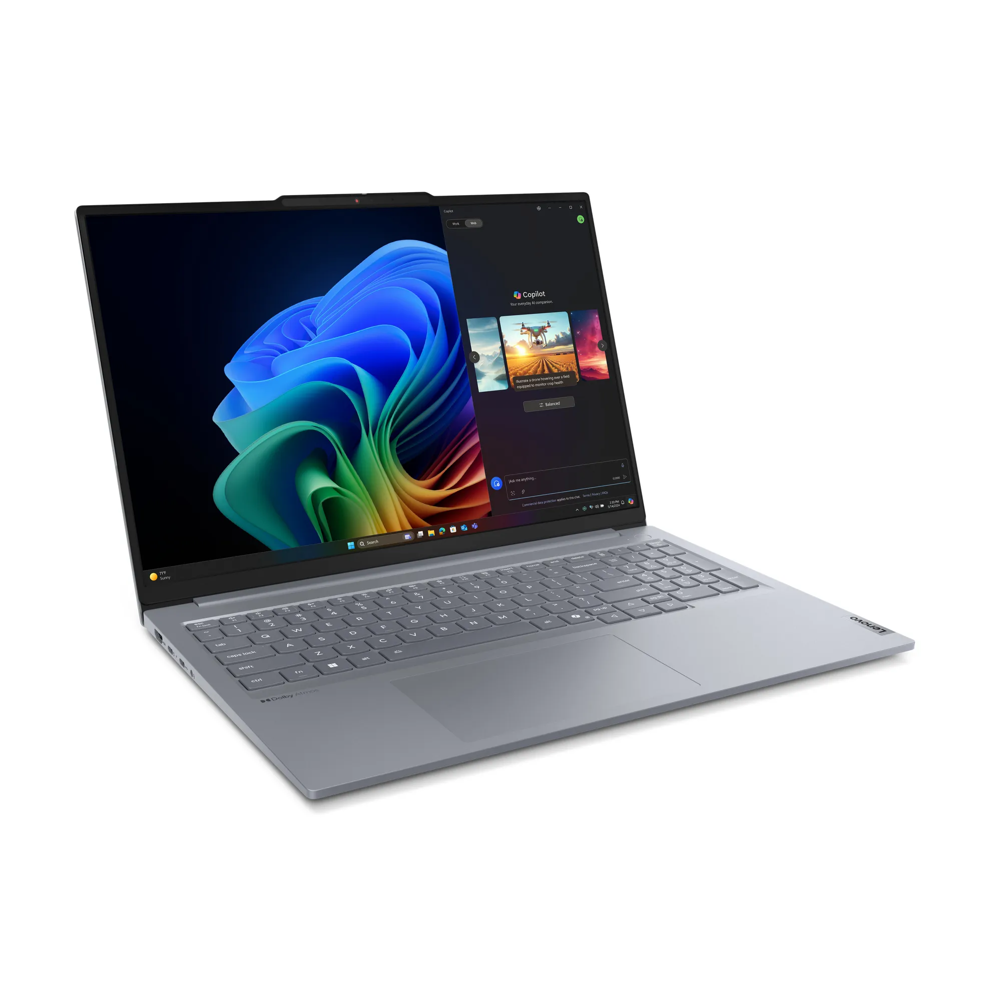 Lenovo ThinkBook 16 G7 16&quot; WUXGA, Snapdragon X1P-42-100, 32 GB RAM, 1 TB SSD, Win 11 Pro -kannettava, Harmaa