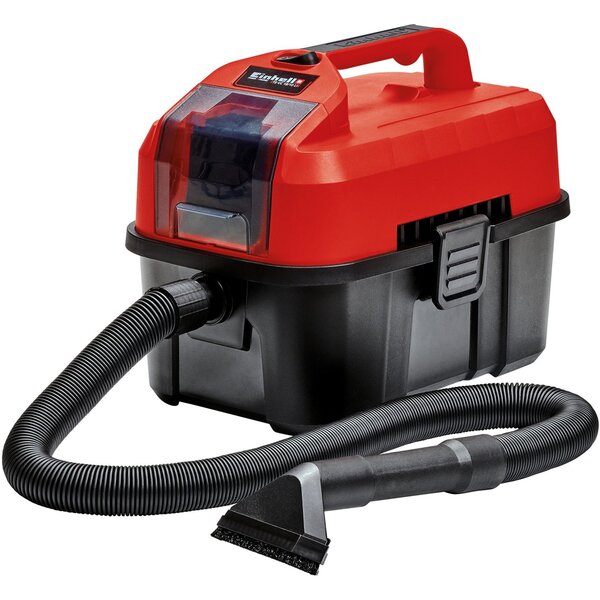 Einhell Power X-Change TE-VC 18/10 Li-Solo 10 L 18 W p&ouml;lypussi -m&auml;rk&auml;-kuivaimuri, musta, punainen