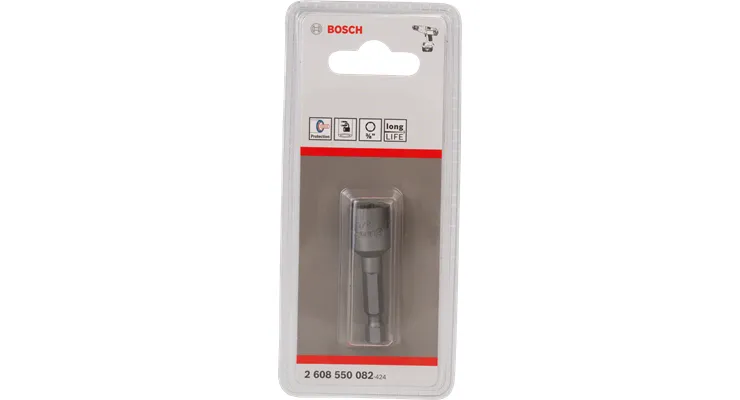Bosch Hex socket 50mm SW 8.0 with magnet