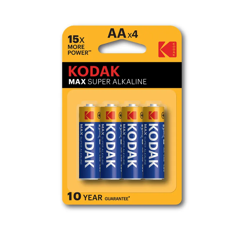 Kodak MAX alkaline AA battery (4 pack)
