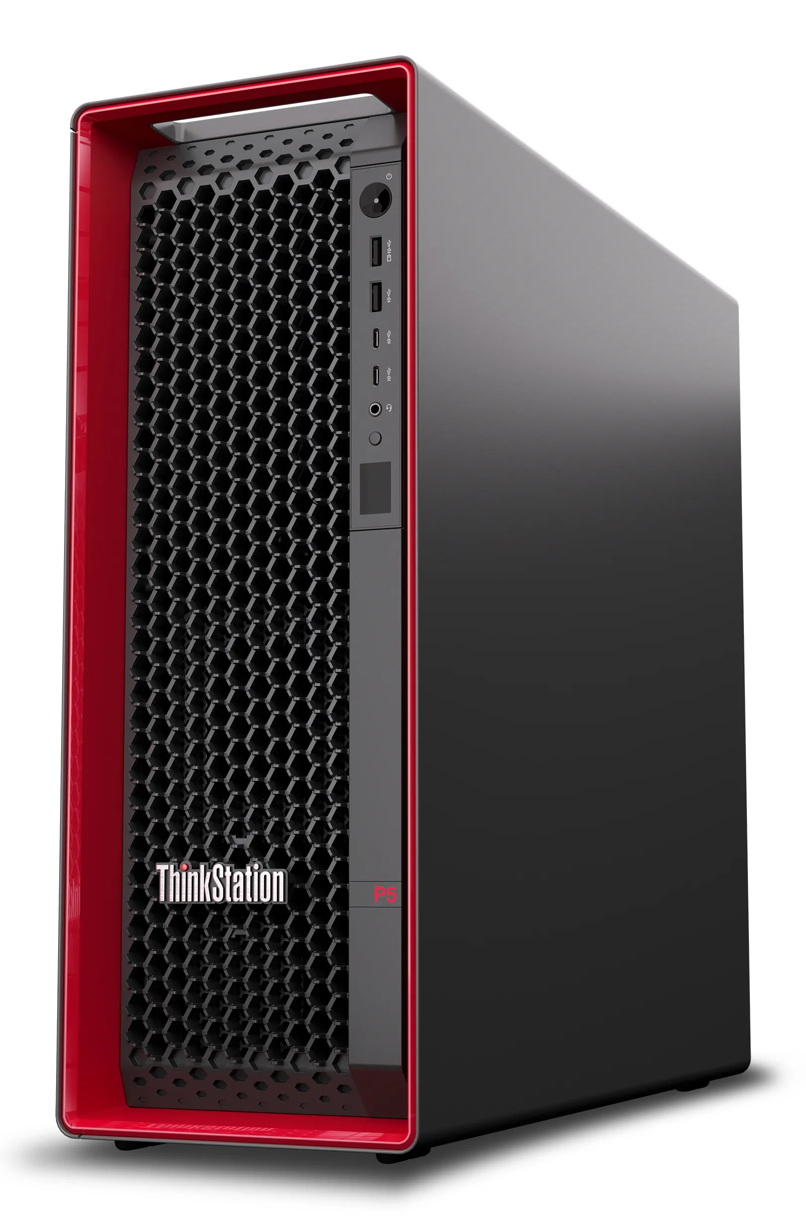 Lenovo ThinkStation P5 w5-2445, 32 Gt, 1 Tt, Win 11 Pro -ty&ouml;asema, tornikotelo, musta