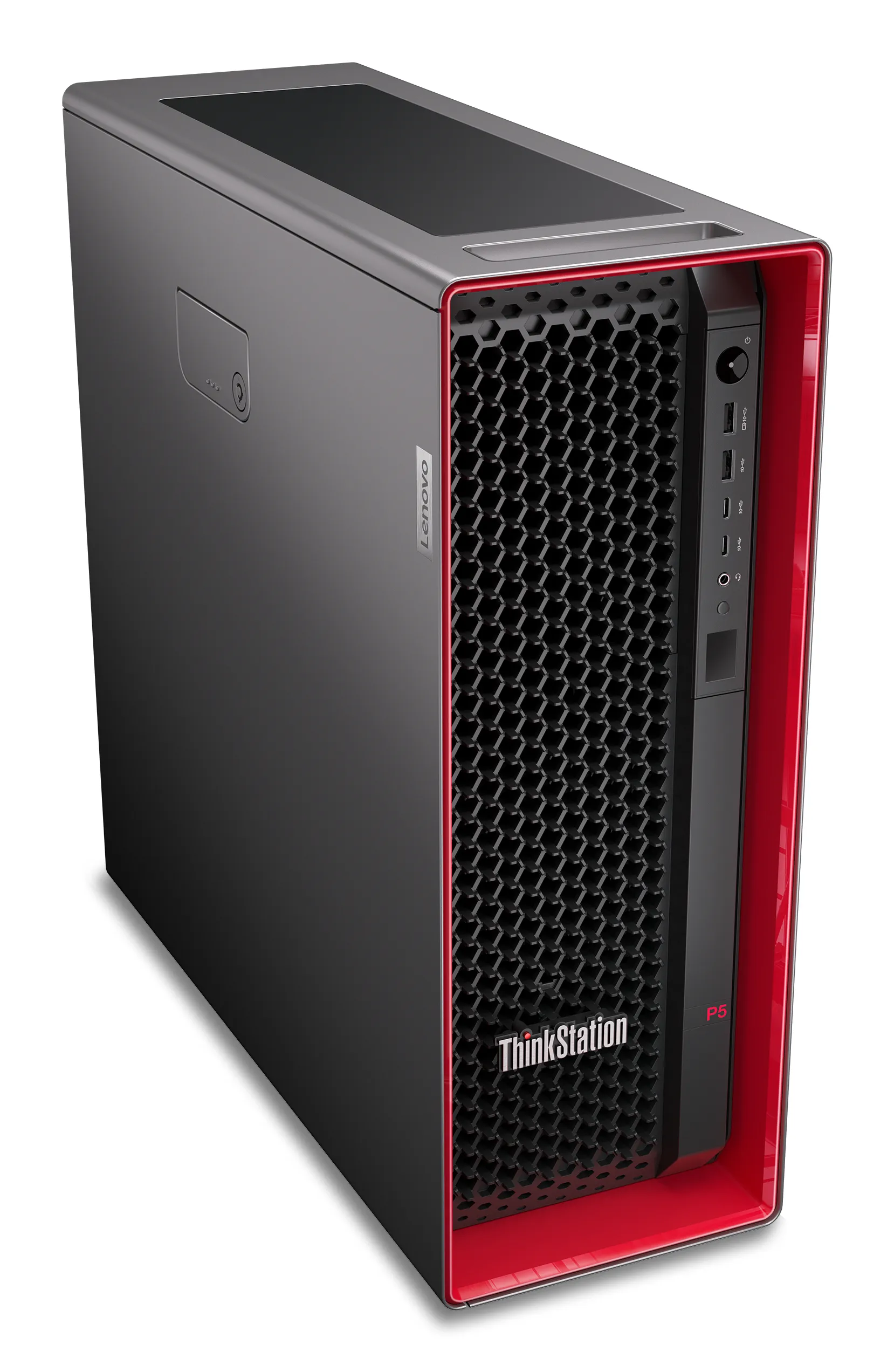 Lenovo ThinkStation P5 w5-2445, 32 Gt, 1 Tt, Win 11 Pro -ty&ouml;asema, tornikotelo, musta