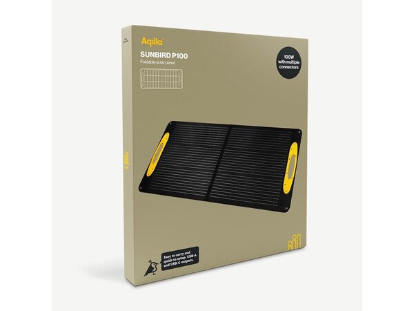 Aqiila Sunbird P100 100W - Foldable solar panel
