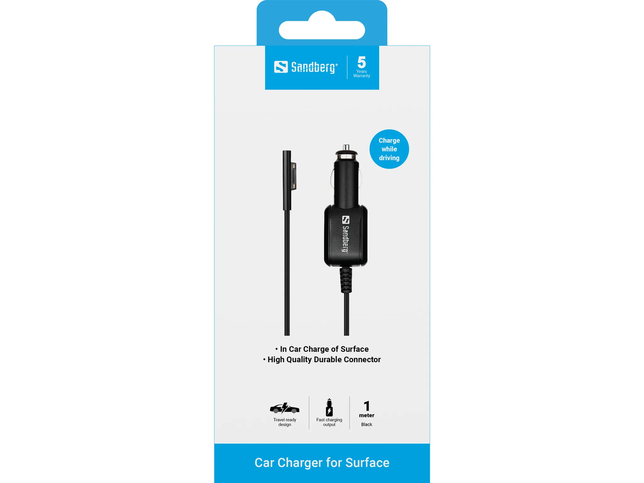 Sandberg Car Charger Surface Pro 3/4