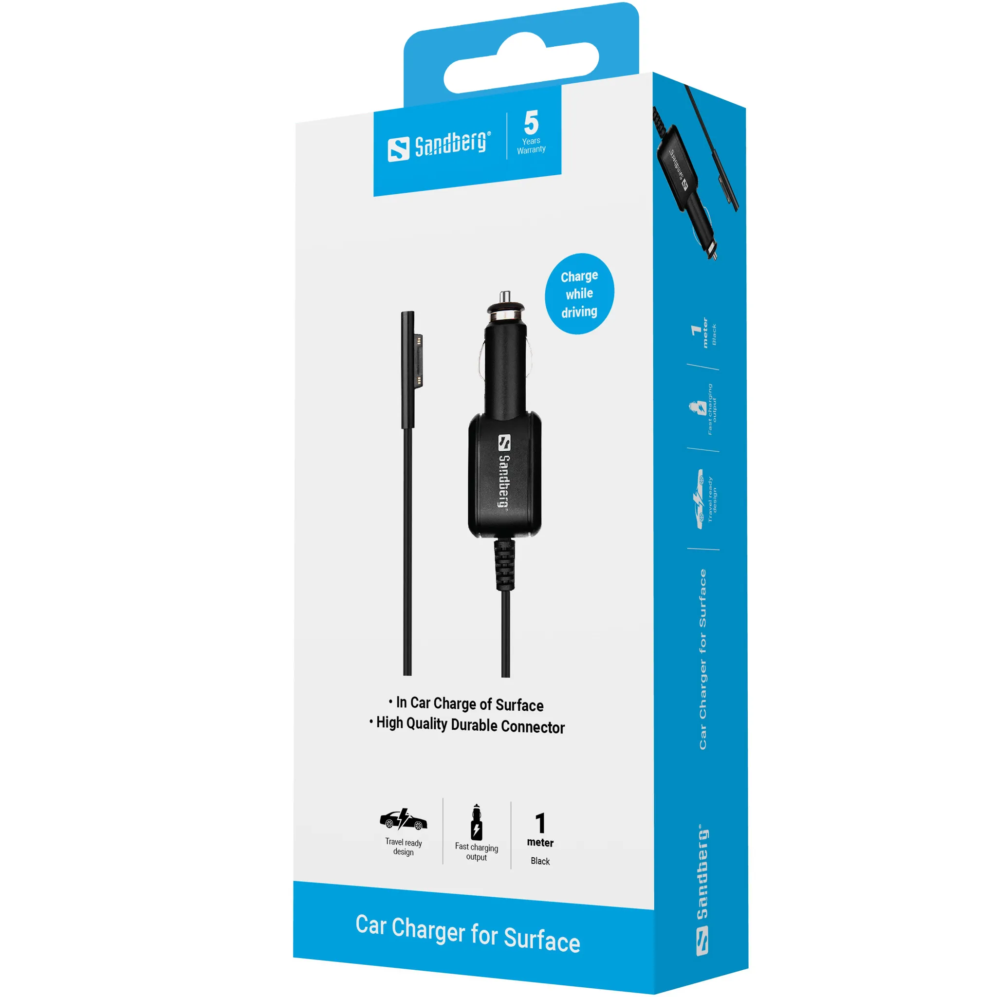 Sandberg Car Charger Surface Pro 3/4
