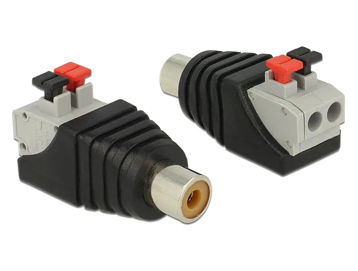 DeLOCK RCA sarjaliitin, RCA naaras, 5mm