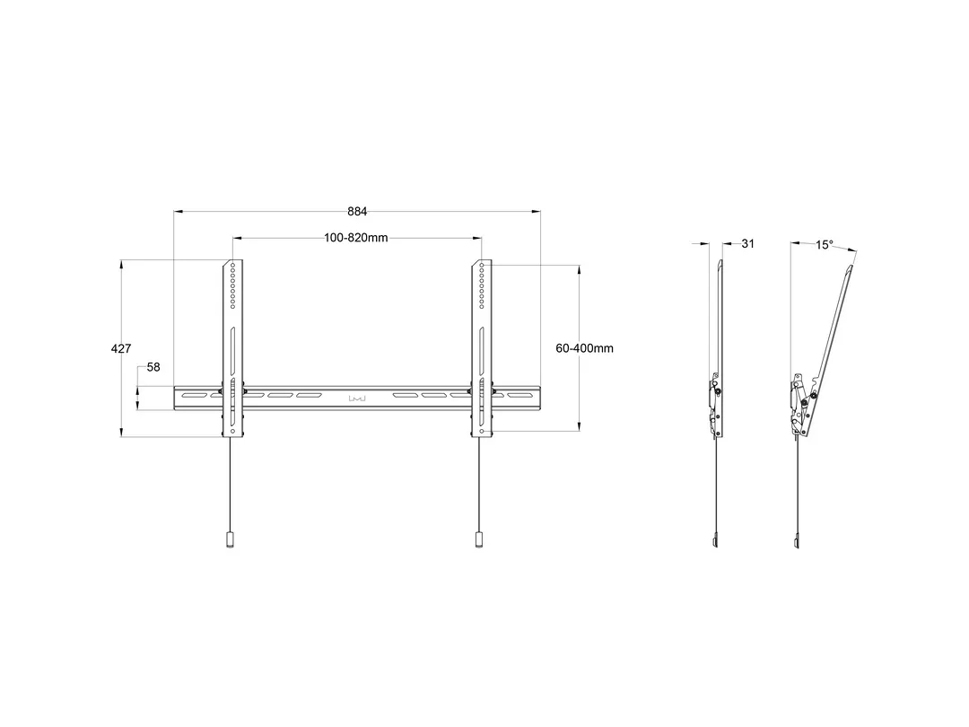 MB WALLMOUNT TILT AIR L