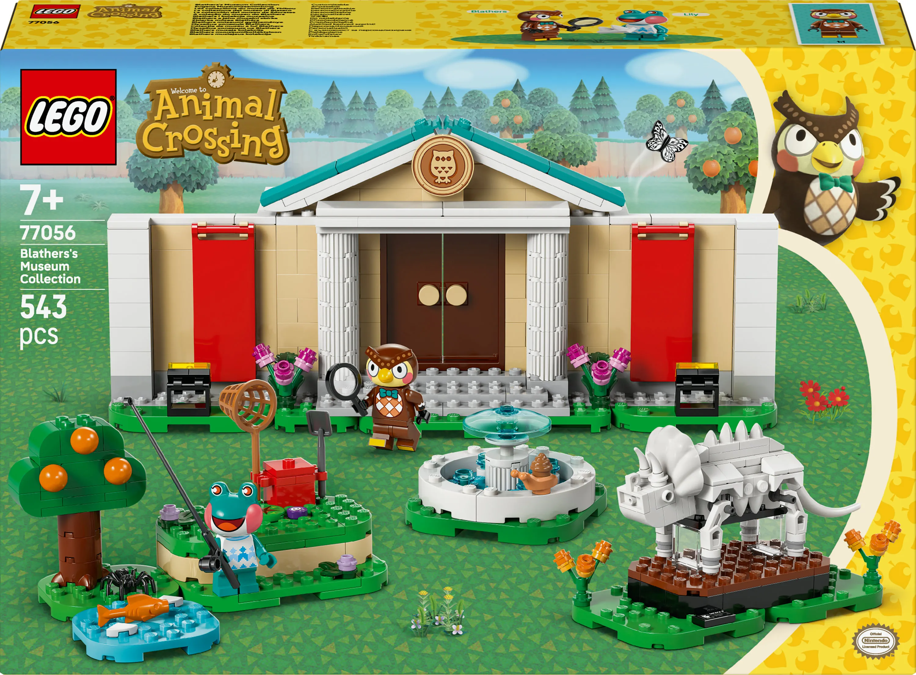 LEGO Animal Crossing Blathers och Museisamlingen 77056