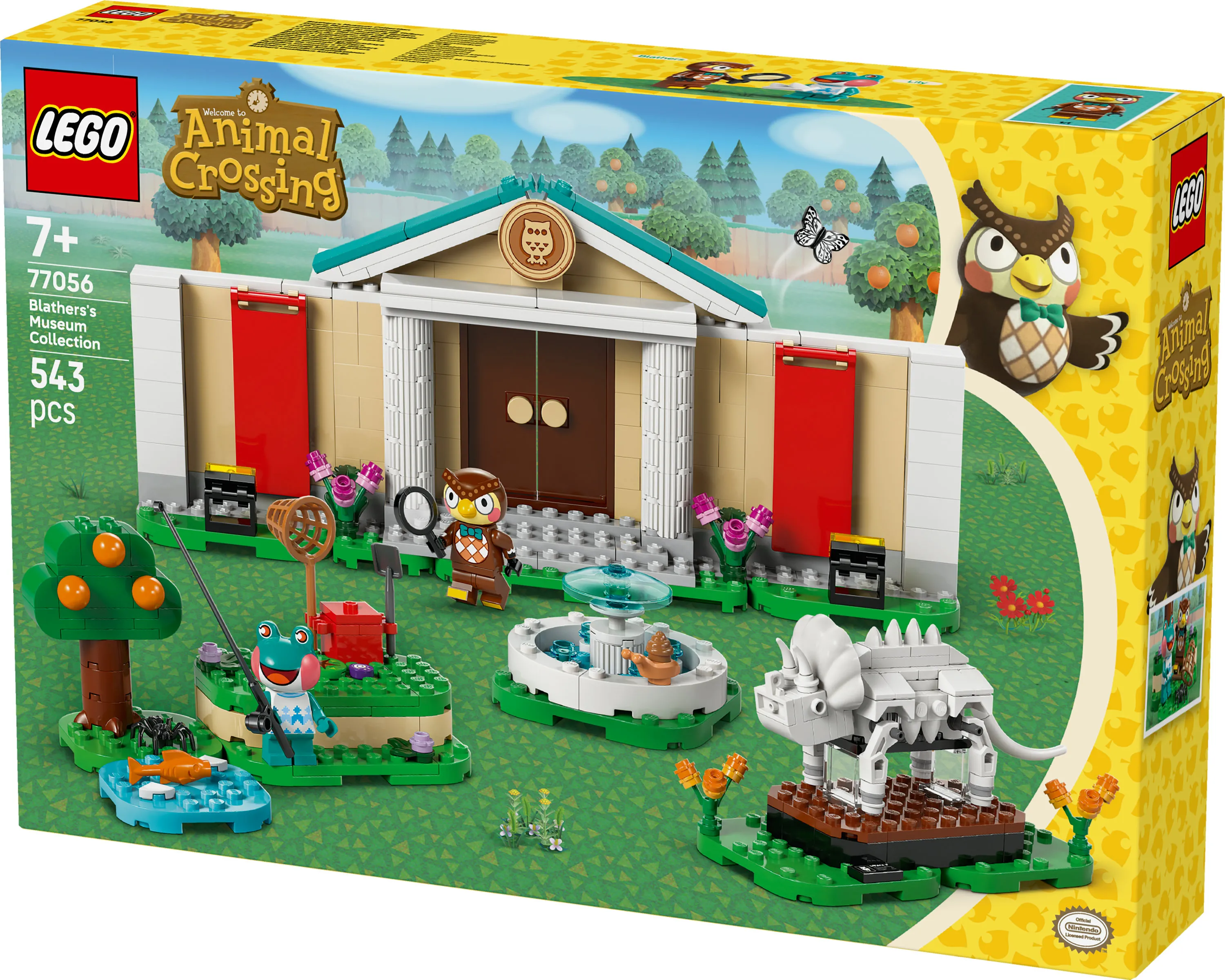 LEGO Animal Crossing Blathers och Museisamlingen 77056