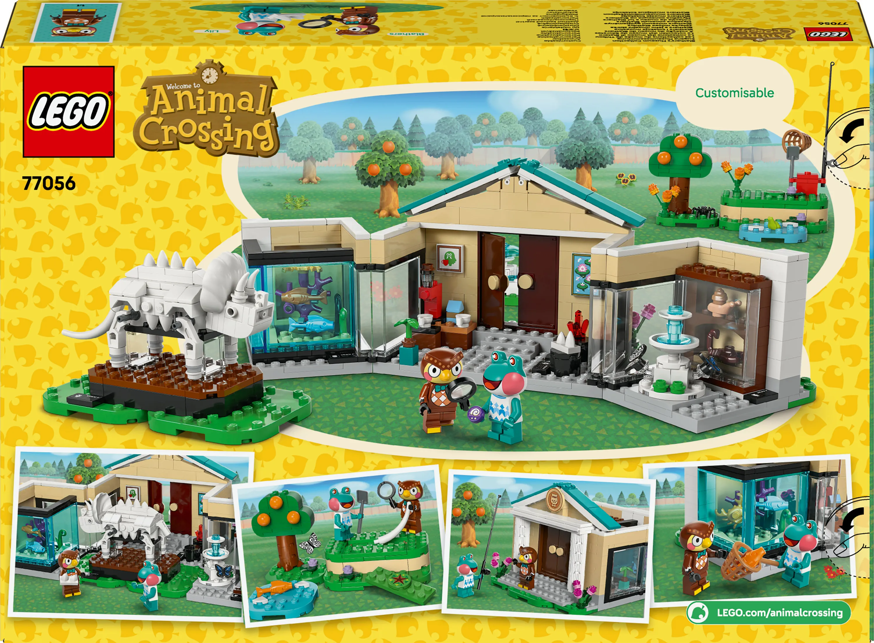 LEGO Animal Crossing Blathers och Museisamlingen 77056