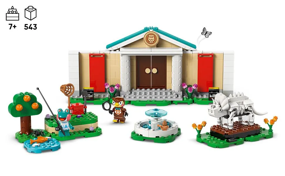 LEGO Animal Crossing Blathers och Museisamlingen 77056