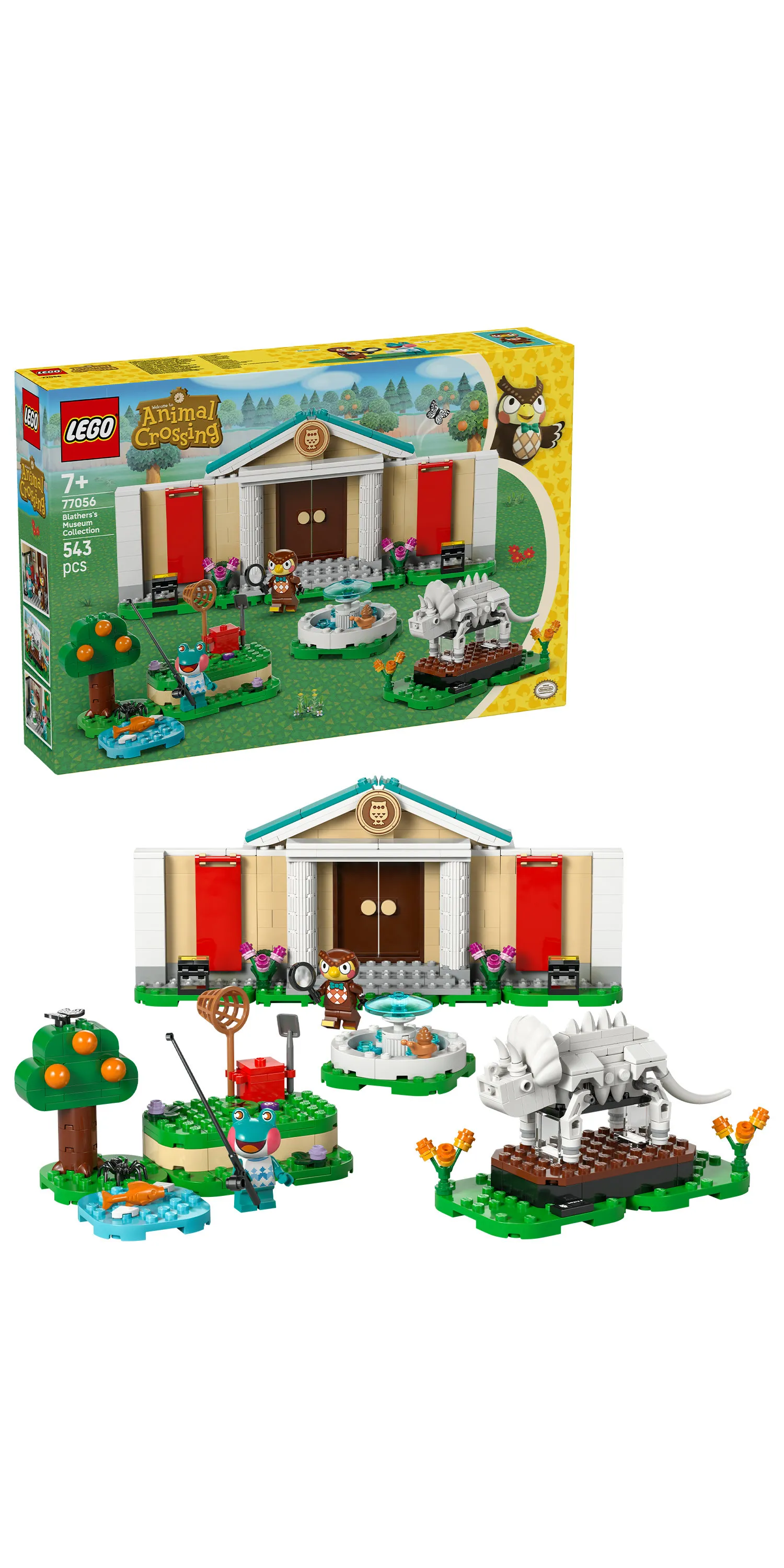 LEGO Animal Crossing Blathers och Museisamlingen 77056