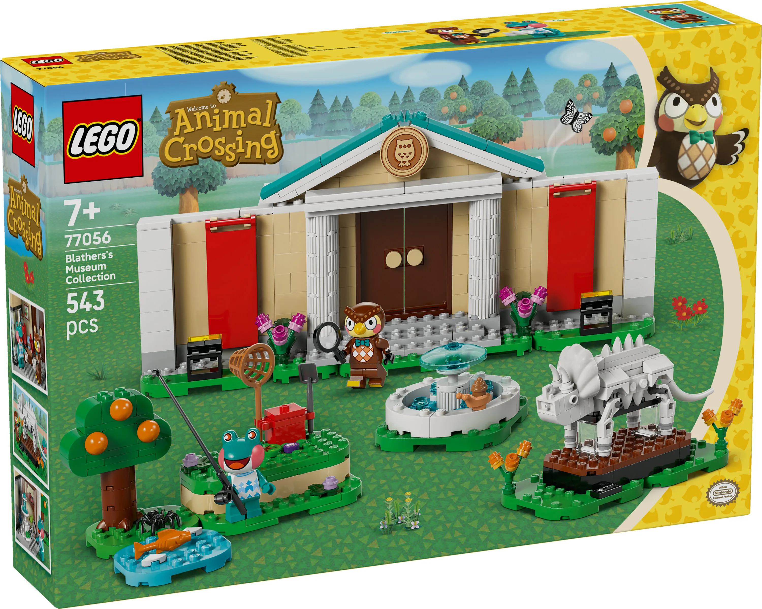 LEGO Animal Crossing Blathers och Museisamlingen 77056