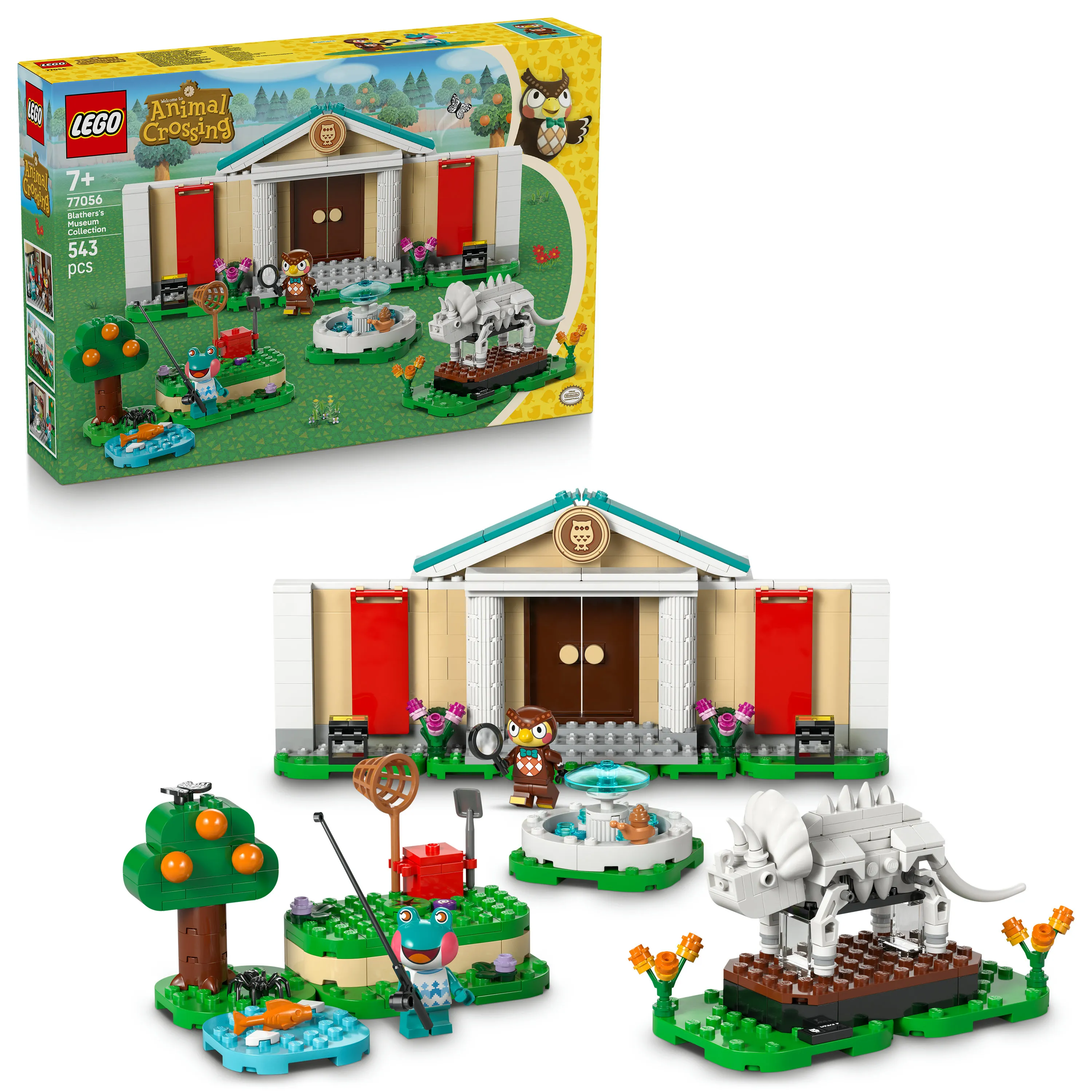 LEGO Animal Crossing Blathers och Museisamlingen 77056