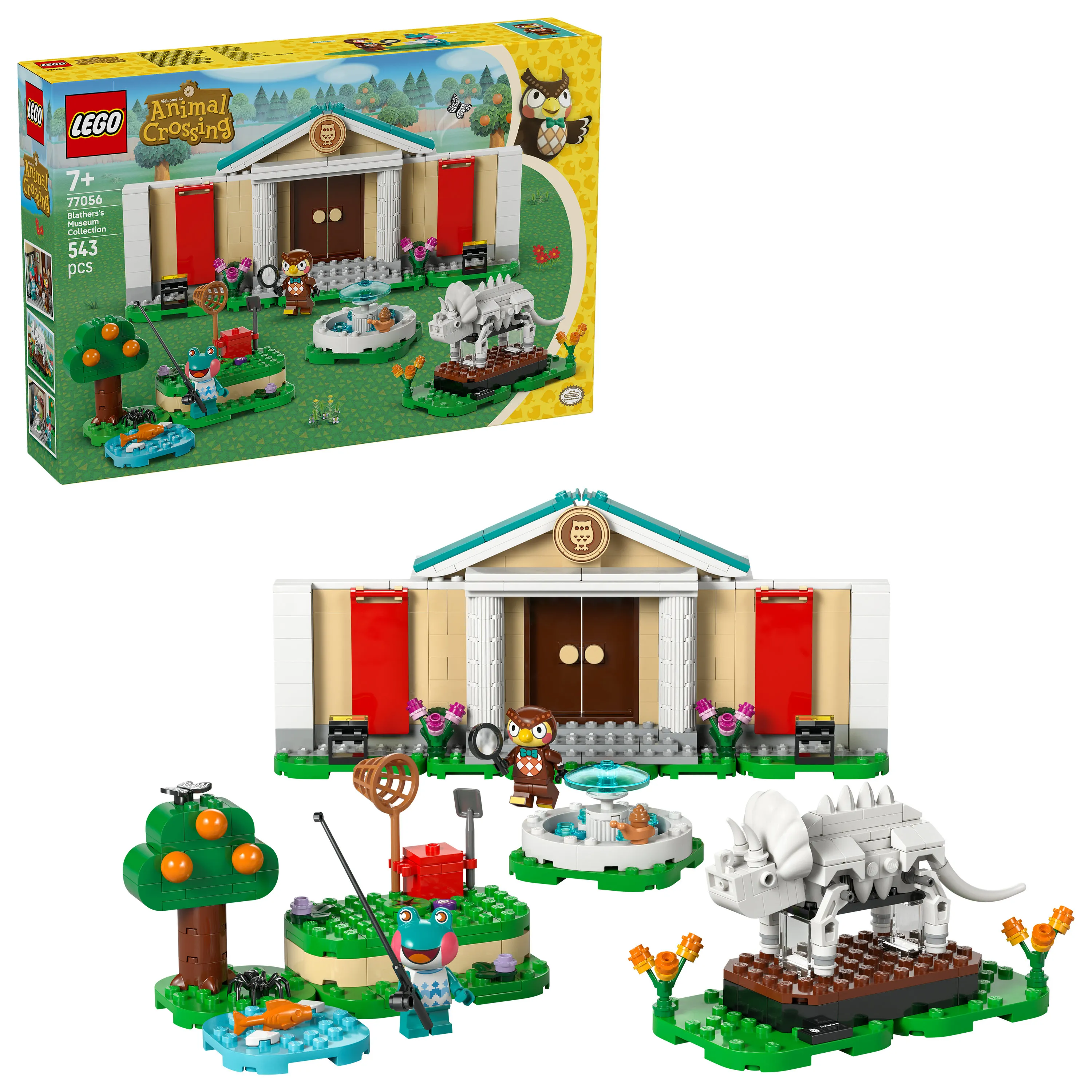 LEGO Animal Crossing Blathers och Museisamlingen 77056