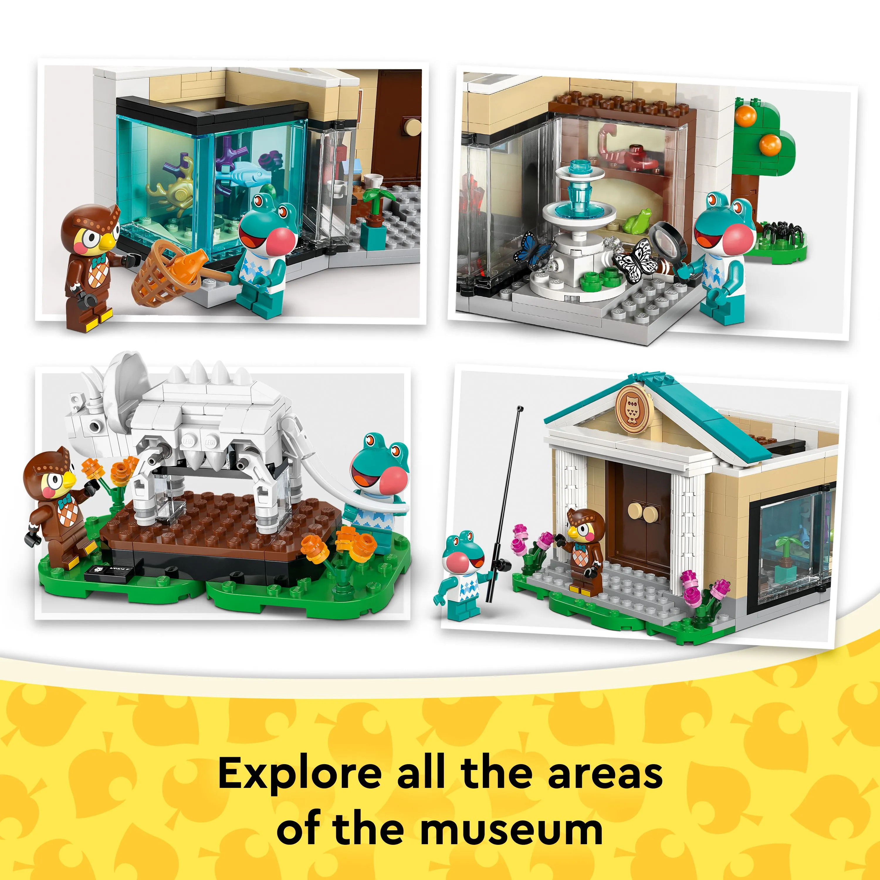 LEGO Animal Crossing Blathers och Museisamlingen 77056