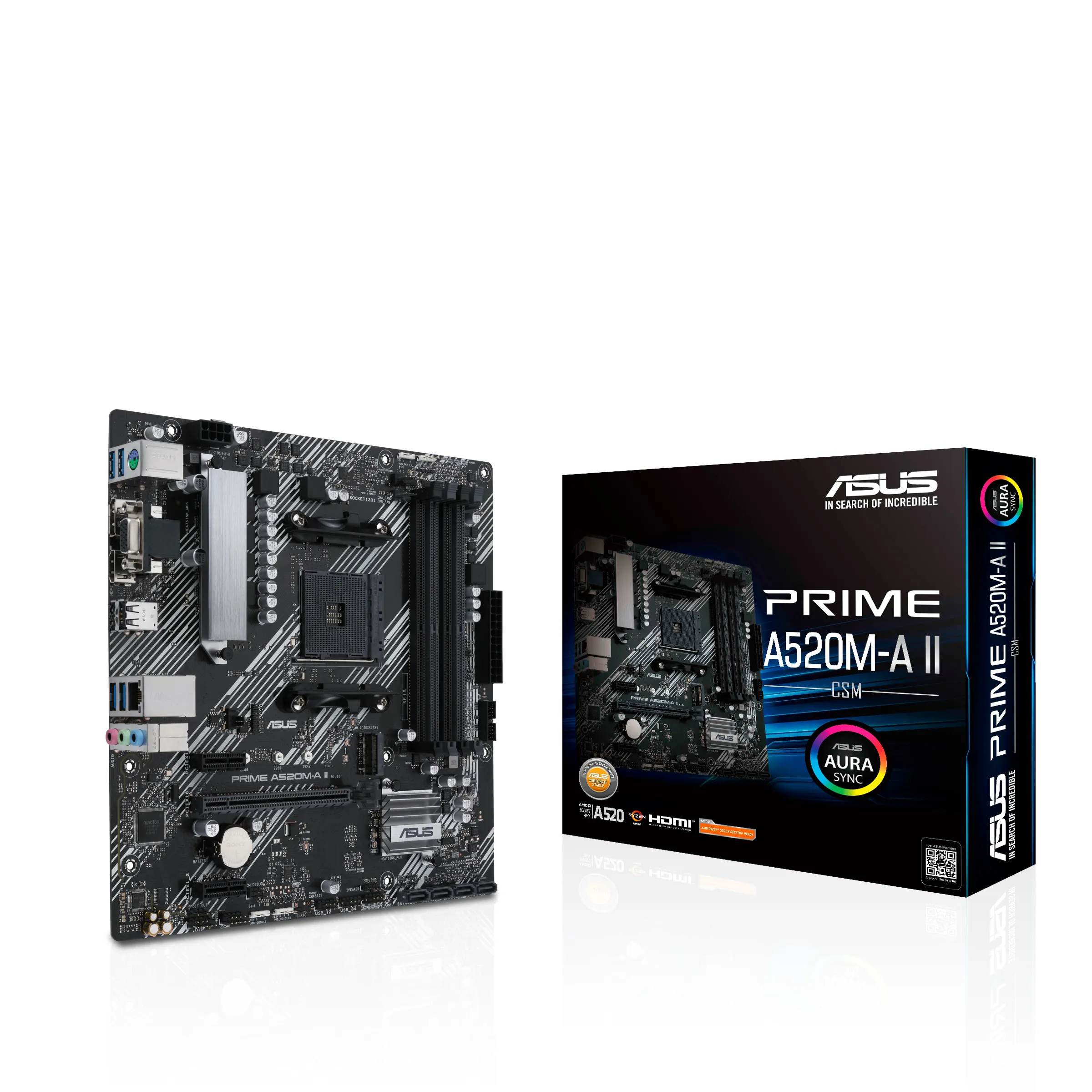 Asus PRIME A520M-A II mATX-emolevy