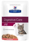 Hill's Prescription Diet Feline i/d Digestive Care with Salmon, Wet food for cats, Kitten, Adult, 85g