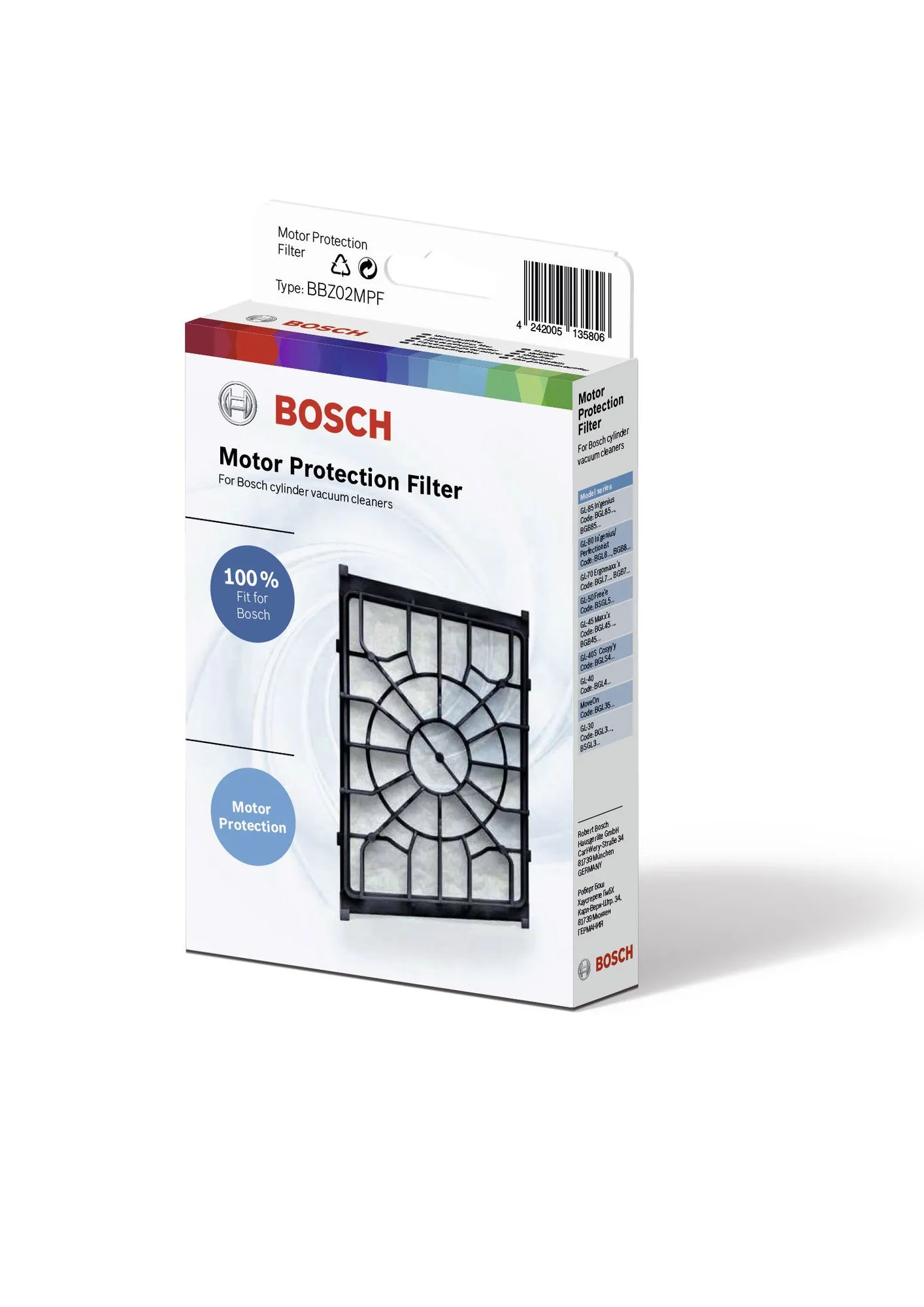 Bosch BBZ02MPF - motor protection filte