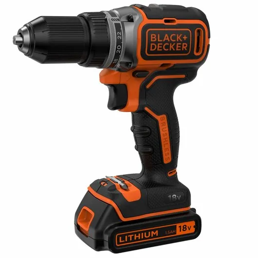 Black & decker Skruvdragare 18v/2 kolborstfri 2x1,5ah