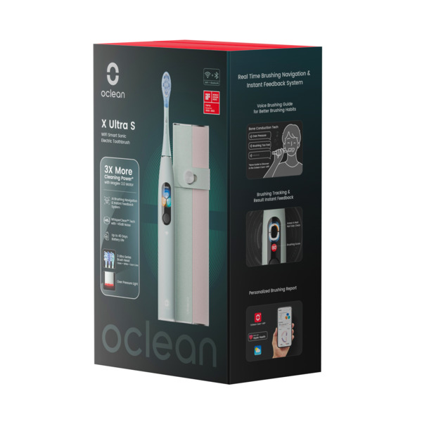 Oclean X Green - electric toothbrush, Black (Kit)