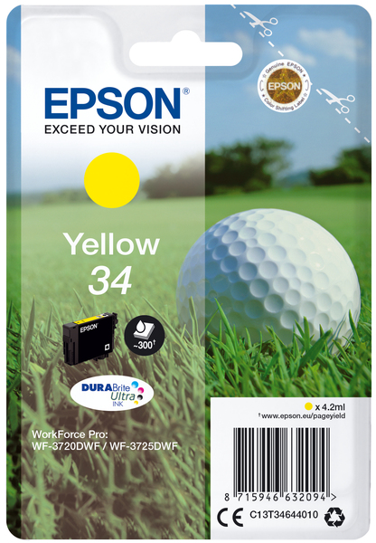 T3464 Yellow ink w/alarm
