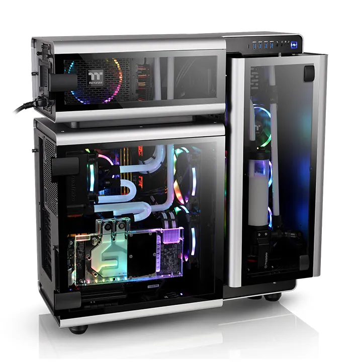 Thermaltake Level 20 Full-Tower Case with window, Space Gray Thermaltake Level 20 Full-Tower Case with window, Space Gray