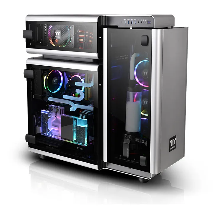 Thermaltake Level 20 Full-Tower Case with window, Space Gray Thermaltake Level 20 Full-Tower Case with window, Space Gray