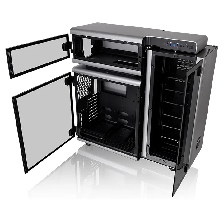 Thermaltake Level 20 Full-Tower Case with window, Space Gray Thermaltake Level 20 Full-Tower Case with window, Space Gray