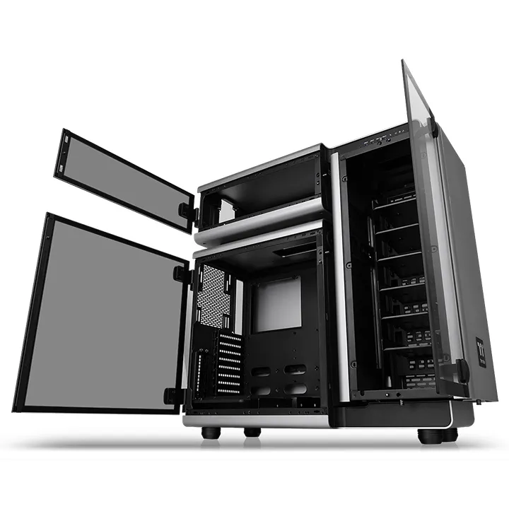 Thermaltake Level 20 Full-Tower Case with window, Space Gray Thermaltake Level 20 Full-Tower Case with window, Space Gray