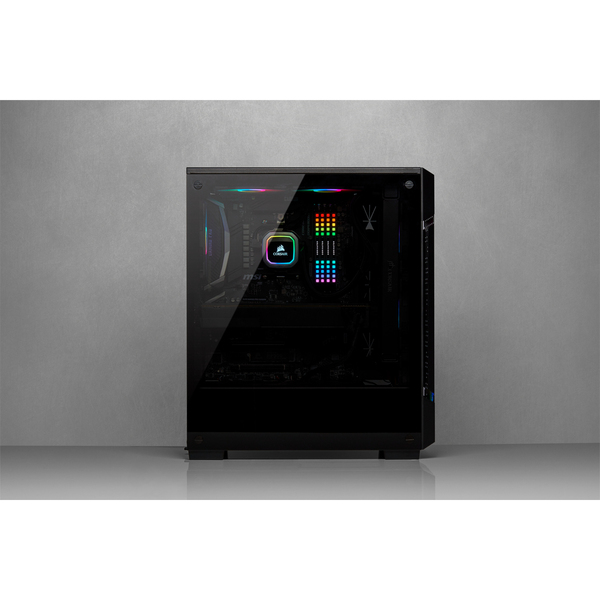 Corsair iCUE 220T RGB Airflow - Mid Tower case, Black