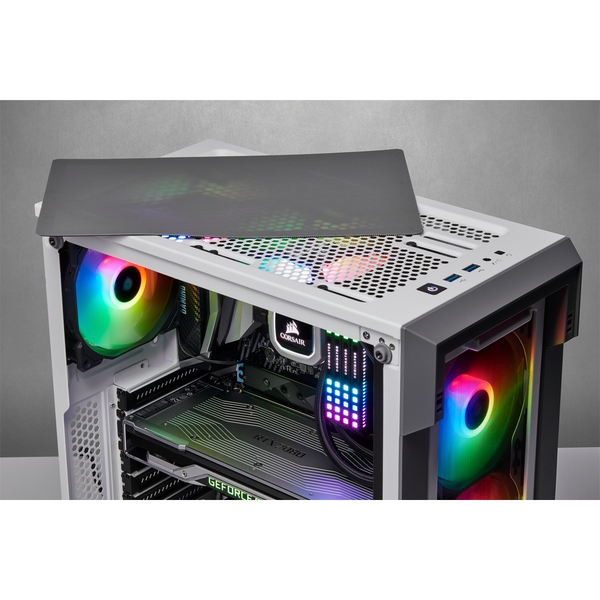 Corsair iCUE 220T RGB Airflow - miditornikotelo, Valkoinen