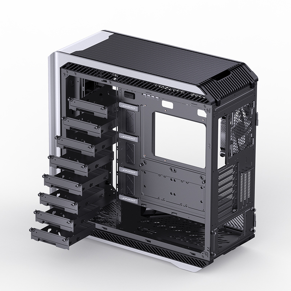 Jonsbo D500 - Full Tower case, Silver