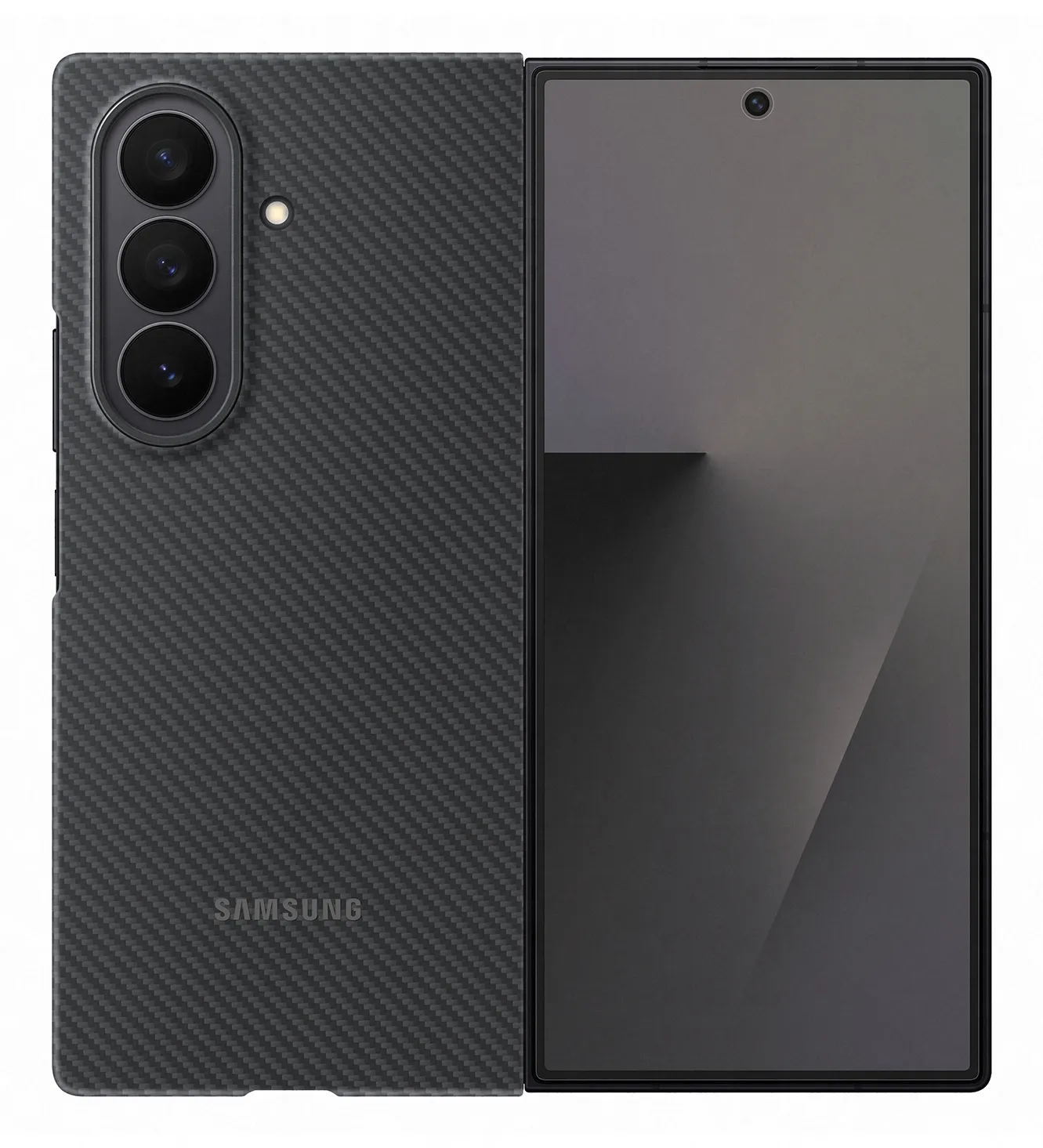 Samsung Galaxy Z Fold7 Shield Case -suojakuori, Musta
