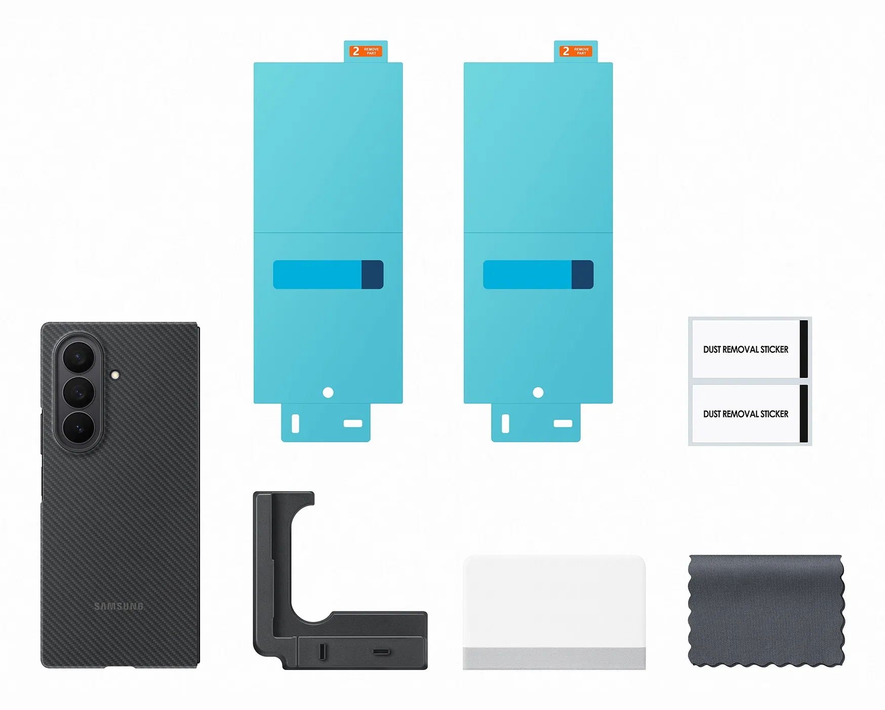 Samsung Galaxy Z Fold7 Shield Case -suojakuori, Musta