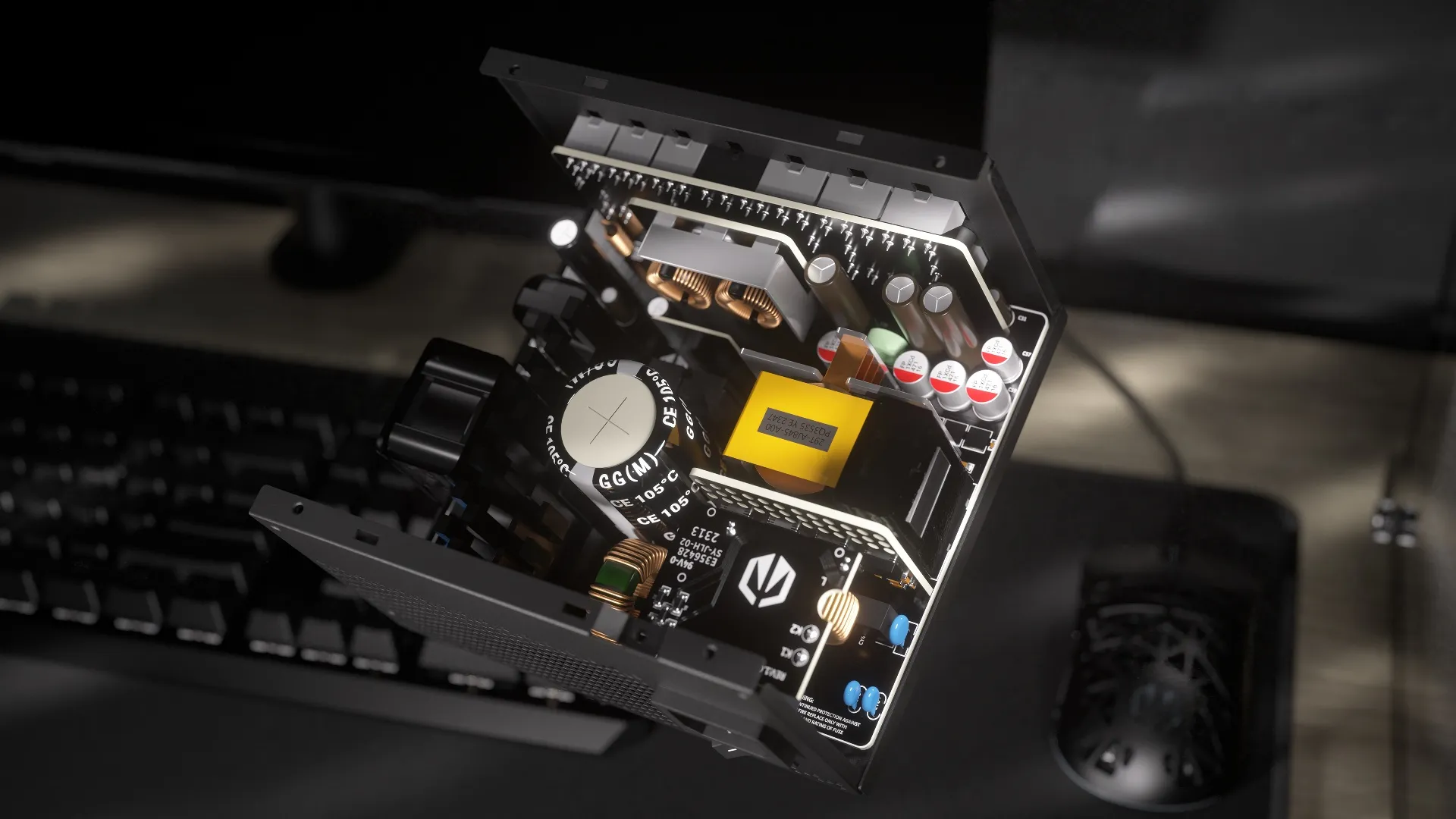 Endorfy Supremo FM6 1000W -virtal&auml;hde, 80 Plus Gold