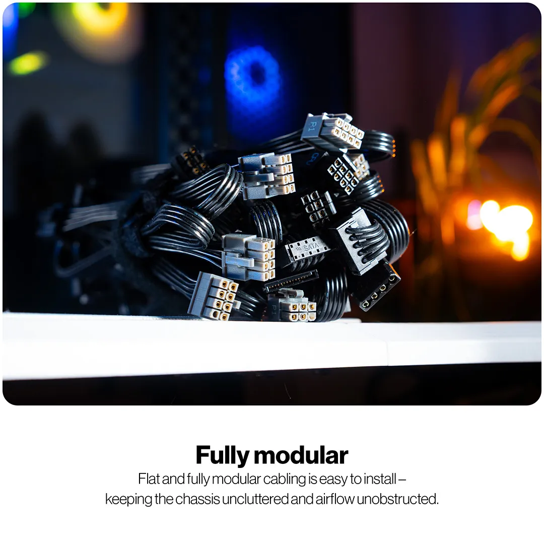 Endorfy Supremo FM6 1000W -virtal&auml;hde, 80 Plus Gold