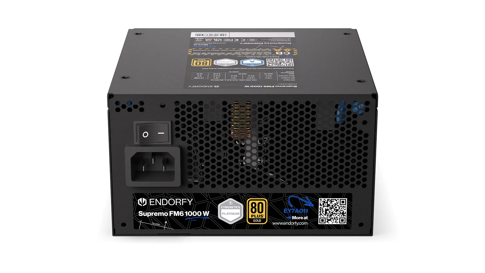 Endorfy Supremo FM6 1000W -virtal&auml;hde, 80 Plus Gold