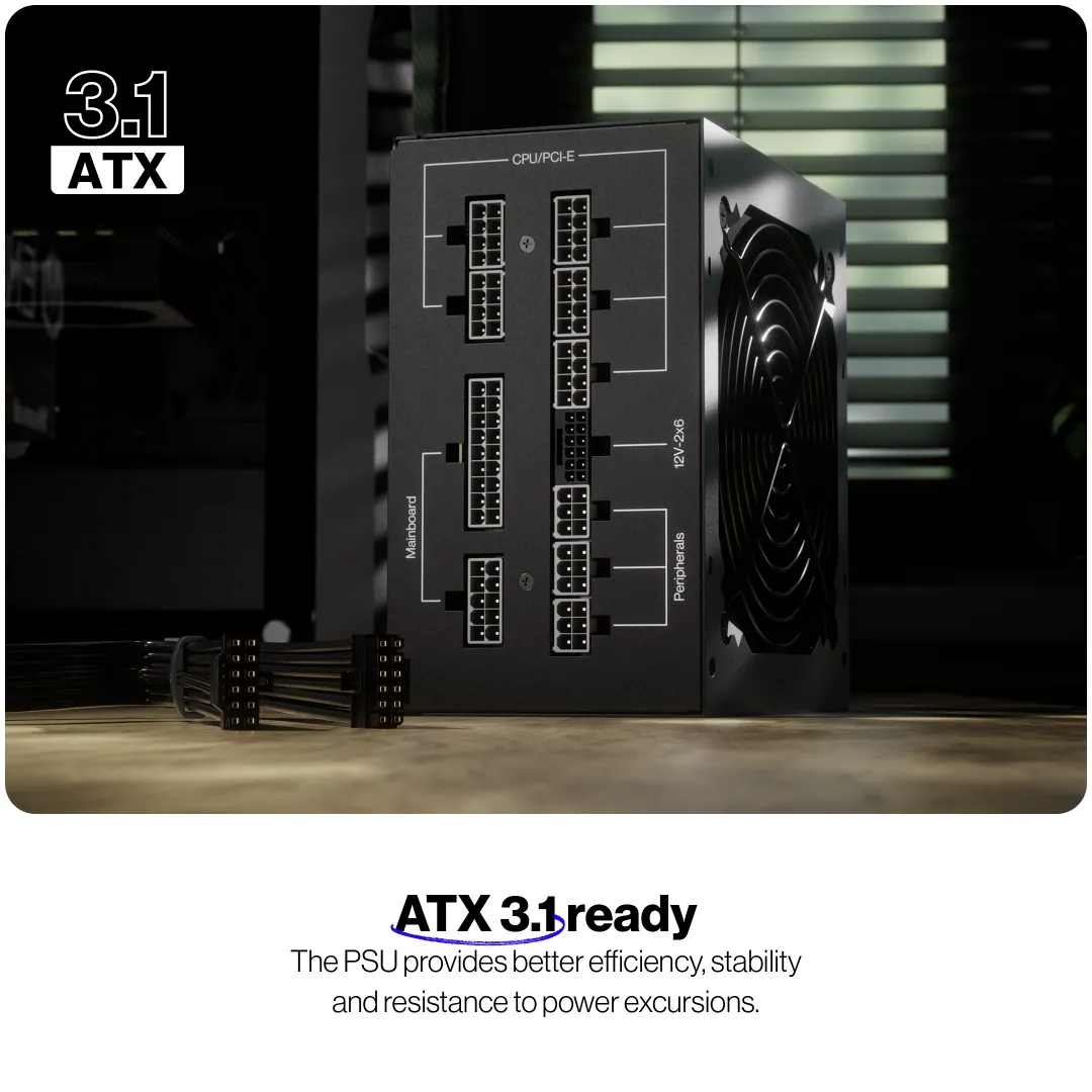 Endorfy Supremo FM6 1000W -virtal&auml;hde, 80 Plus Gold