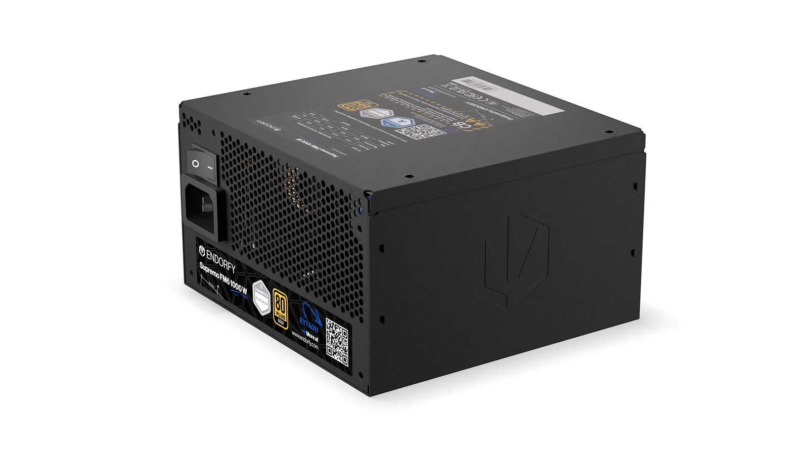 Endorfy Supremo FM6 1000W -virtal&auml;hde, 80 Plus Gold