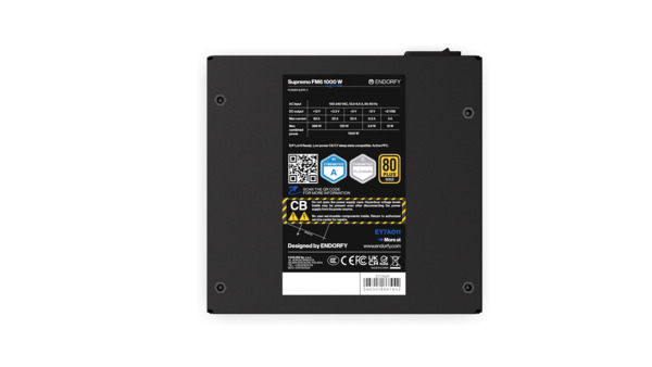 Endorfy Supremo FM6 1000W - PSU, 80 Plus Gold Endorfy Supremo FM6 1000W - PSU, 80 Plus Gold
