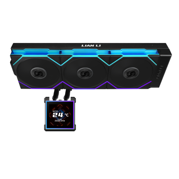 Lian Li HydroShift II LCD-S 360 ARGB Liquid Cooler, Black