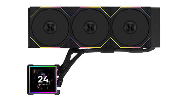 Lian Li HydroShift II LCD-S 360 ARGB Liquid Cooler, Black