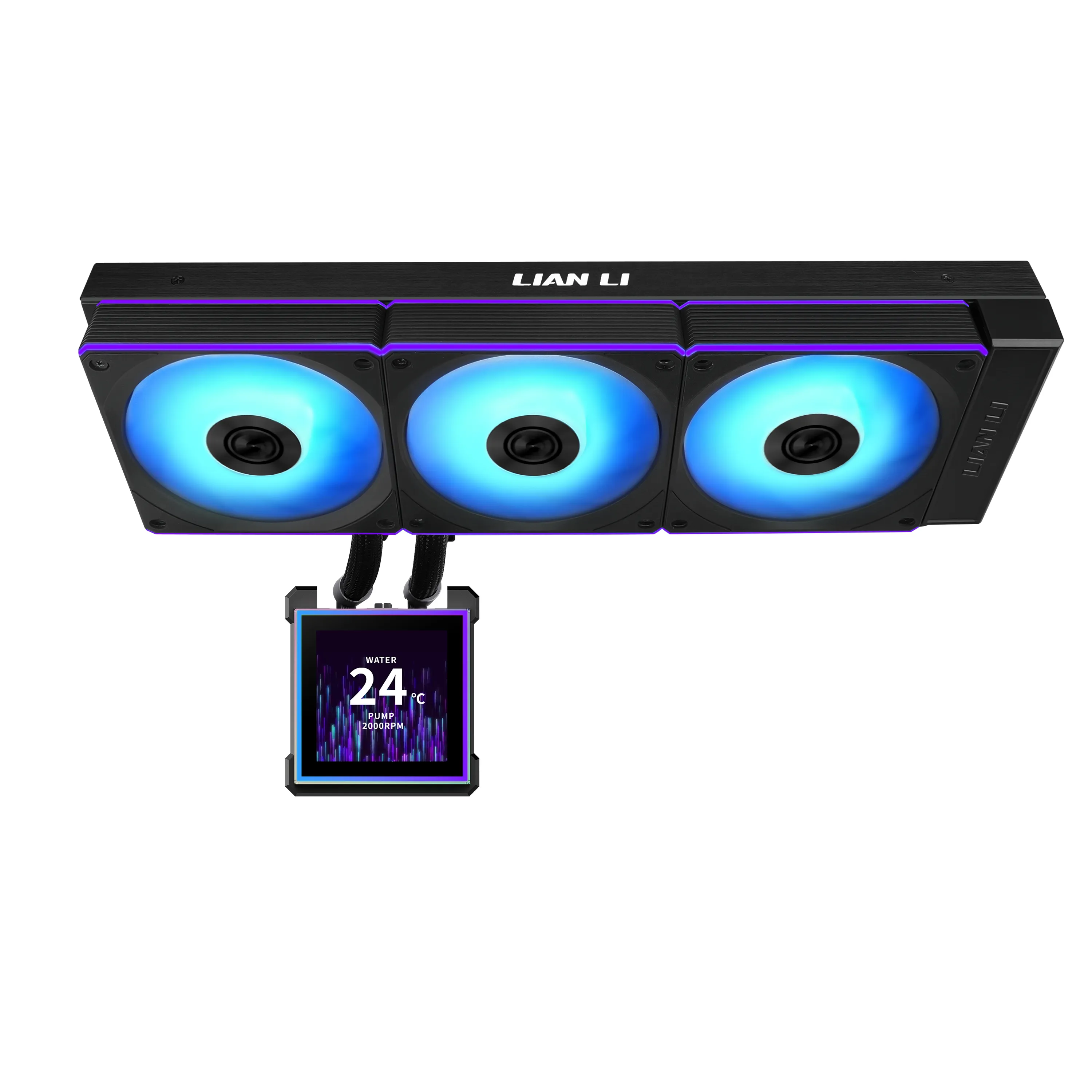 Lian Li HydroShift II LCD-S 360 ARGB Liquid Cooler, Black